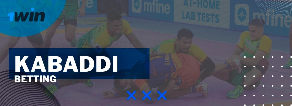 1win app kabaddi match betting options on platform