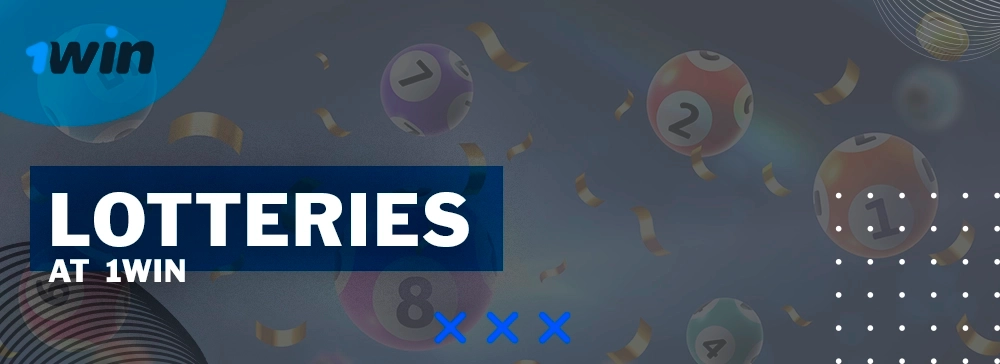 1win app online lottery draws available at casino